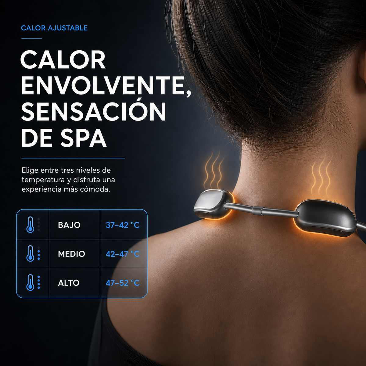 Sowik™ Masajeador Cervical EMS con Calor